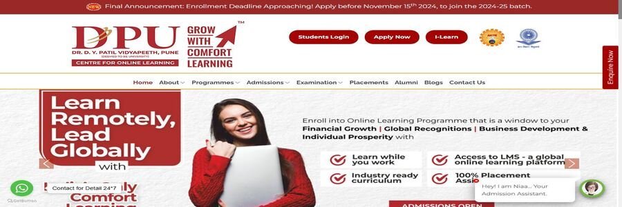 Dr. D. Y. Patil Vidyapeeth's Centre for Online Learning